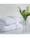 Safavieh Plush 2pc Bath Towel Set In White
