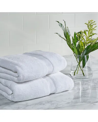 Safavieh Super Plush 2pc Bath Towel Set In White