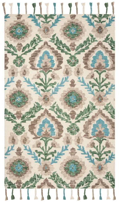 Safavieh Suzani Hand-hooked Rug In Orange