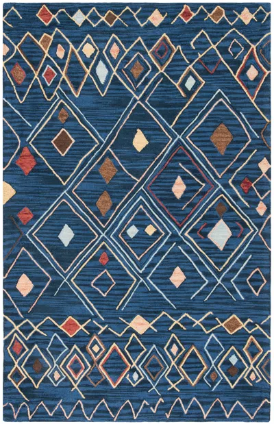 Safavieh Suzani Hand-hooked Rug In Blue