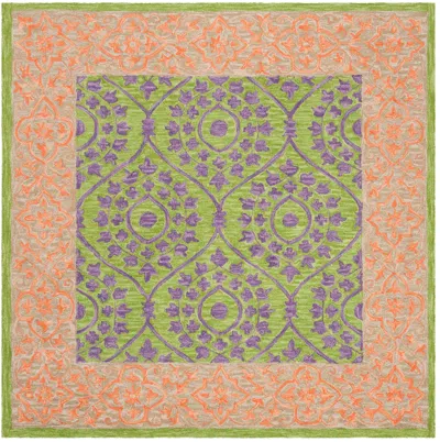 Safavieh Suzani Hand-hooked Rug In Green