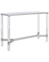Safavieh Suzanna Acrylic Console Table In Silver