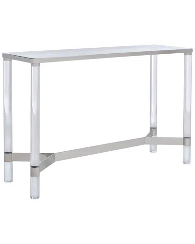 Safavieh Suzanna Acrylic Console Table In Silver