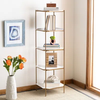 Safavieh Sylvie 5 Tier Etagere In Gold