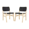 Safavieh Taika Dining Collection 2-pc. Upholstered Dining Chair In Black