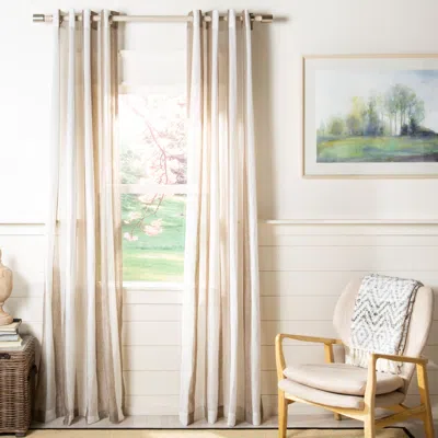 Safavieh Tallie Window Panel Wdt1028 In Neutral