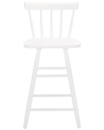 Safavieh Tally Wood Counter Stool In White