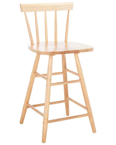 Safavieh Tally Wood Counter Stool In Brown