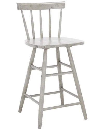 Safavieh Tally Wood Counter Stool In Grey