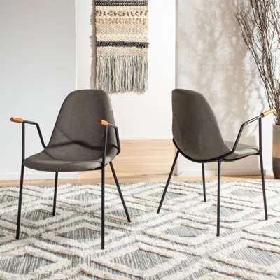 Safavieh Tanner Midcentury Dining Chair In Gray