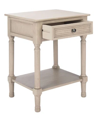Safavieh Tate 1 Drawer Accent Table In Beige