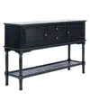 Safavieh Couture Tate 2drw 2 Door Console Table In Black