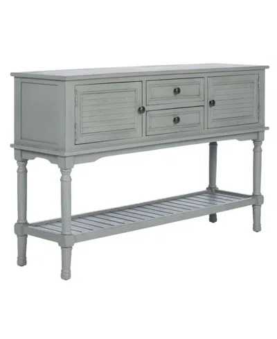 Safavieh Tate 2 Drawer 2 Door Console Table In Gray
