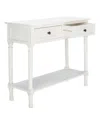 Safavieh Allura 2 Drawer Console Table In White