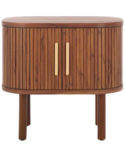 SAFAVIEH SAFAVIEH TEALLA TAMBOUR-DOOR NIGHTSTAND