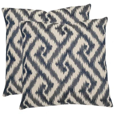 Safavieh Teddy Cotton Throw Pillow Cover In Gray