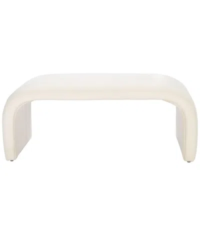 Safavieh Tenko Bench In Cream