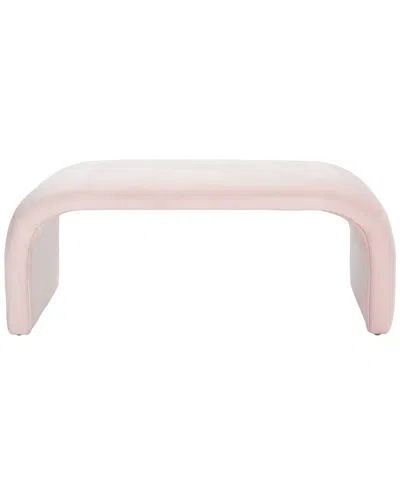 Safavieh Tenko Bench In Pink