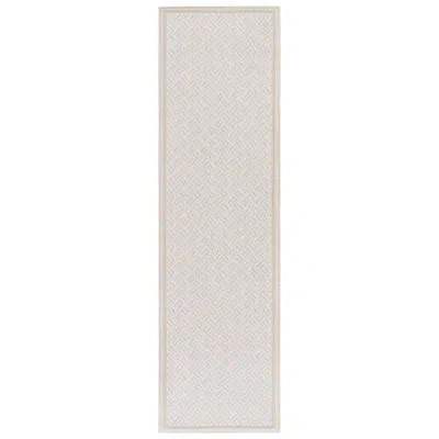 Safavieh Terrace 800 Geometric Indoor/outdoor Rug In Beige,ivory