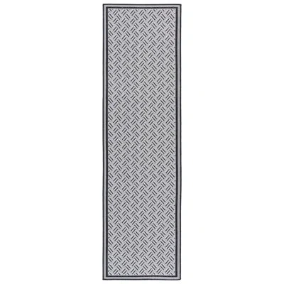 Safavieh Terrace 800 Geometric Indoor/outdoor Rug In Black,white