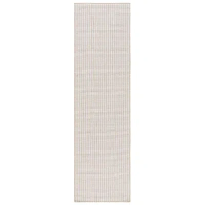 Safavieh Terrace 802 Geometric Indoor/outdoor Rug In Beige,ivory