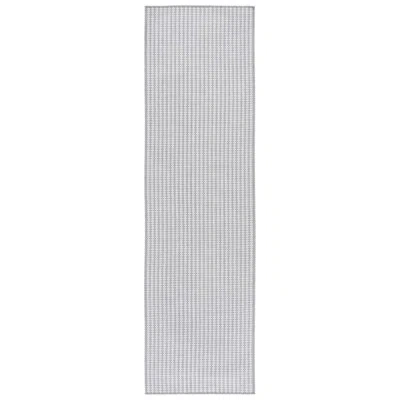 Safavieh Terrace 802 Geometric Indoor/outdoor Rug In Gray,ivory