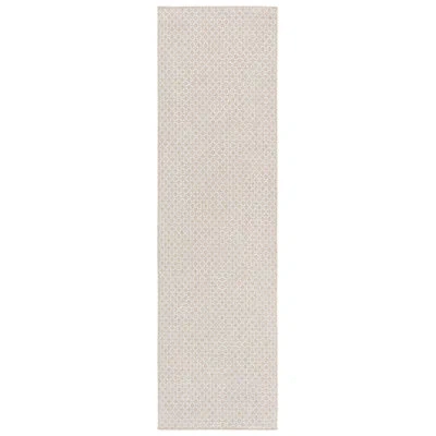 Safavieh Terrace 804 Geometric Indoor/outdoor Rug In Beige,ivory