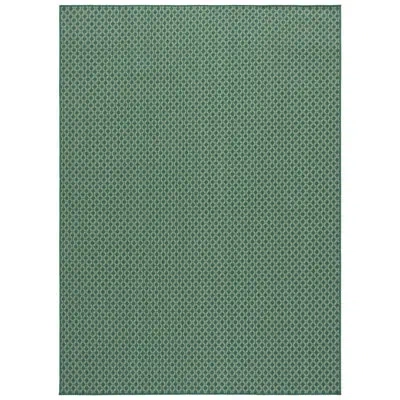 Safavieh Terrace 804 Geometric Indoor/outdoor Rug In Dark Green,light Green