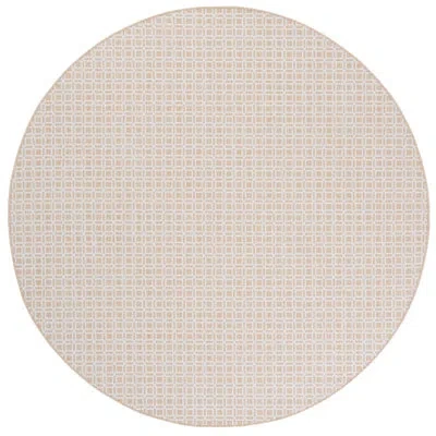 Safavieh Terrace 808 Geometric Indoor/outdoor Rug In Beige,ivory