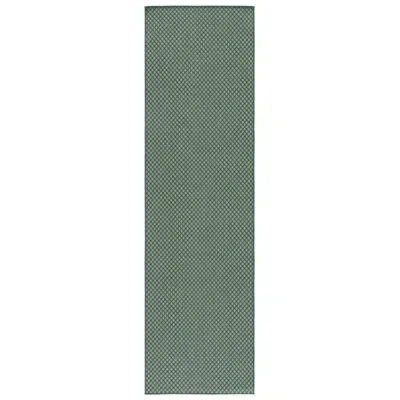 Safavieh Terrace 810 Geometric Indoor/outdoor Rug In Green,ivory