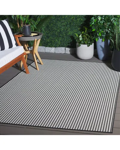 Safavieh Terrace Cira Power-loomed Indoor/outdoor Rug In Black