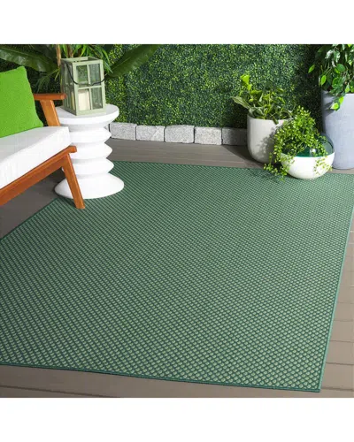 Safavieh Terrace Corva Power-loomed Indoor/outdoor Rug In Green