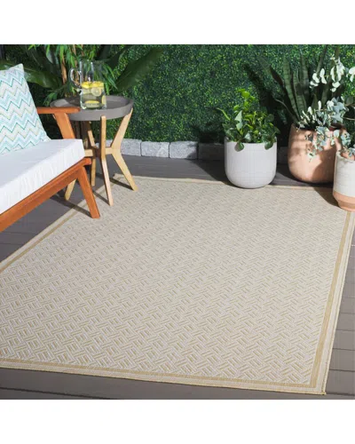 Safavieh Terrace Lunea Power-loomed Indoor/outdoor Rug In Sand
