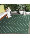 Safavieh Terrace Zola Power-loomed Indoor/outdoor Rug In Green