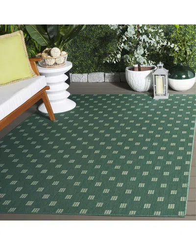 Safavieh Terrace Zola Power-loomed Indoor/outdoor Rug In Green