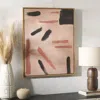 Safavieh Terracotta Impressions Framed Linen Canvas