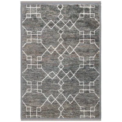 Safavieh Thomas O'brien Hand Knotted Wool And Jute Southwestern Rug In Black