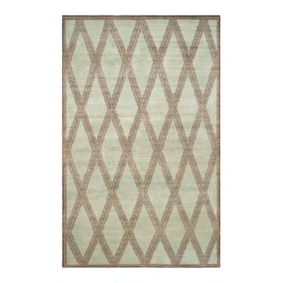 Safavieh Thomas O'brien Hand Knotted Wool Rug In Ocean