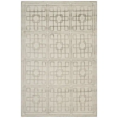 Safavieh Thomas O'brien Nepalese Silk & Wool Geometric Rug In Blue