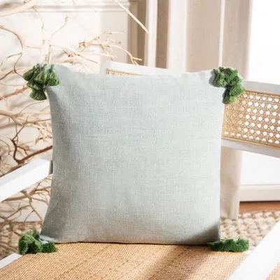 Safavieh Throw Pillow In Hunter Green