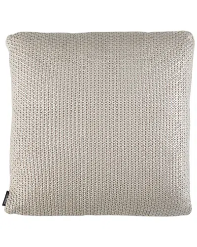 Safavieh Tickled Grey Knit Pillow In Neutral