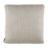 Safavieh Tickled Grey Knit Square Throw Pillow In Gray