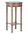 Safavieh Couture Tinsley Round Accent Table In Brown