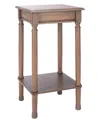 Safavieh Tinsley Square Accent Table In Brown