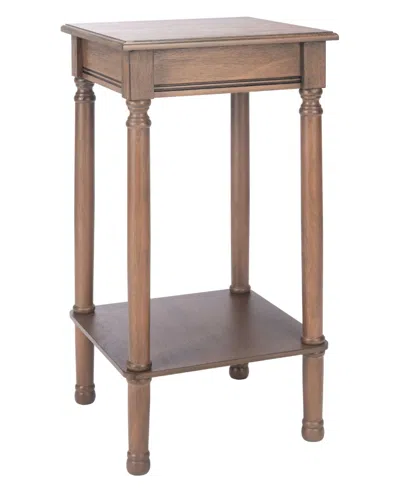 Safavieh Tinsley Square Accent Table In Brown