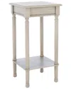 Safavieh Tinsley Square Accent Table In Grey