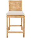 Safavieh Tojo Cane Counter Stool With Cushion