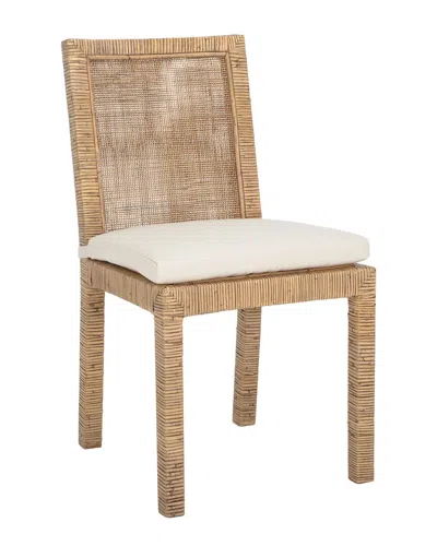 Safavieh Tojo Cane Dining Chair With Cushion In Brown