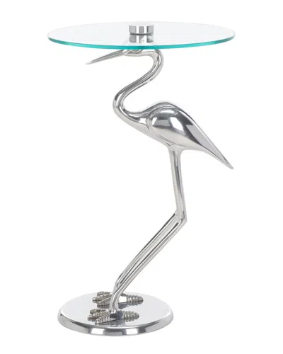 Safavieh Tori Crane Base Accent Table In Metallic