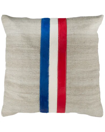 Safavieh Torrance Cowhide Pillow In Multi